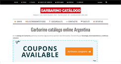 Desktop Screenshot of garbarinocatalogo.com